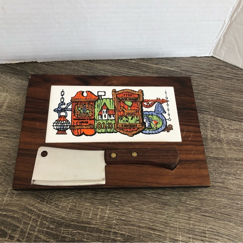 Vintage Cheese  Board Set